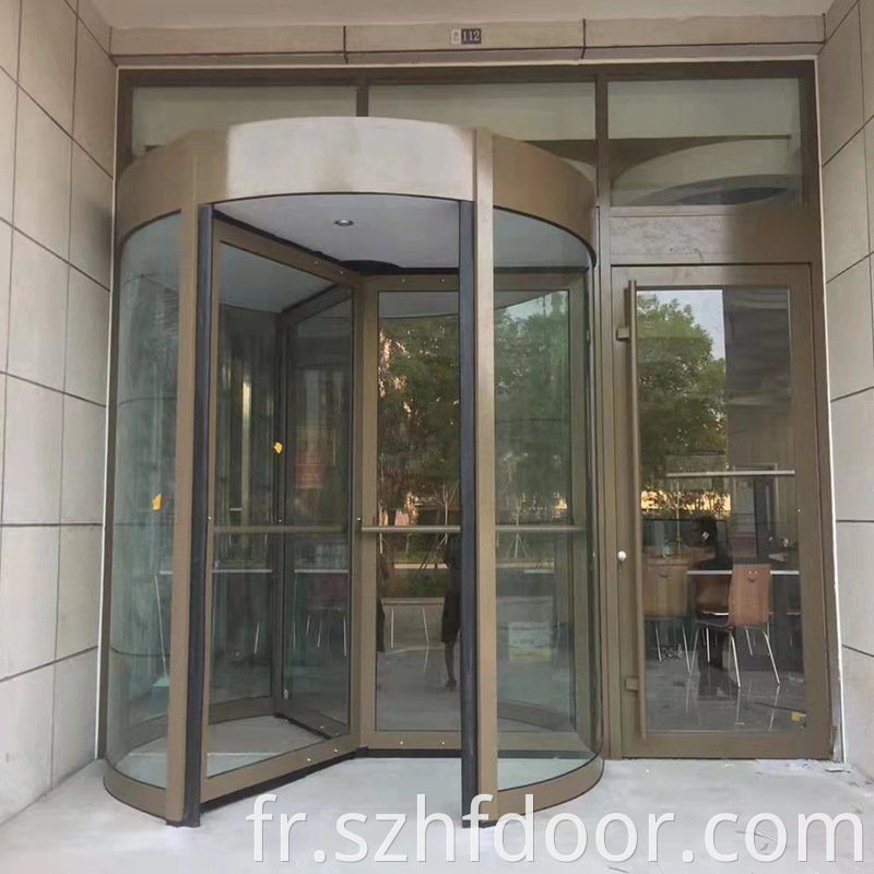 Curved Glass Door